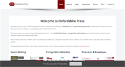 Desktop Screenshot of oxonpress.com